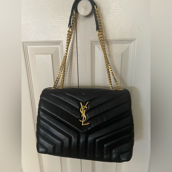 Source Unknown Handbags - Black Quilted Leather Shoulder Bag